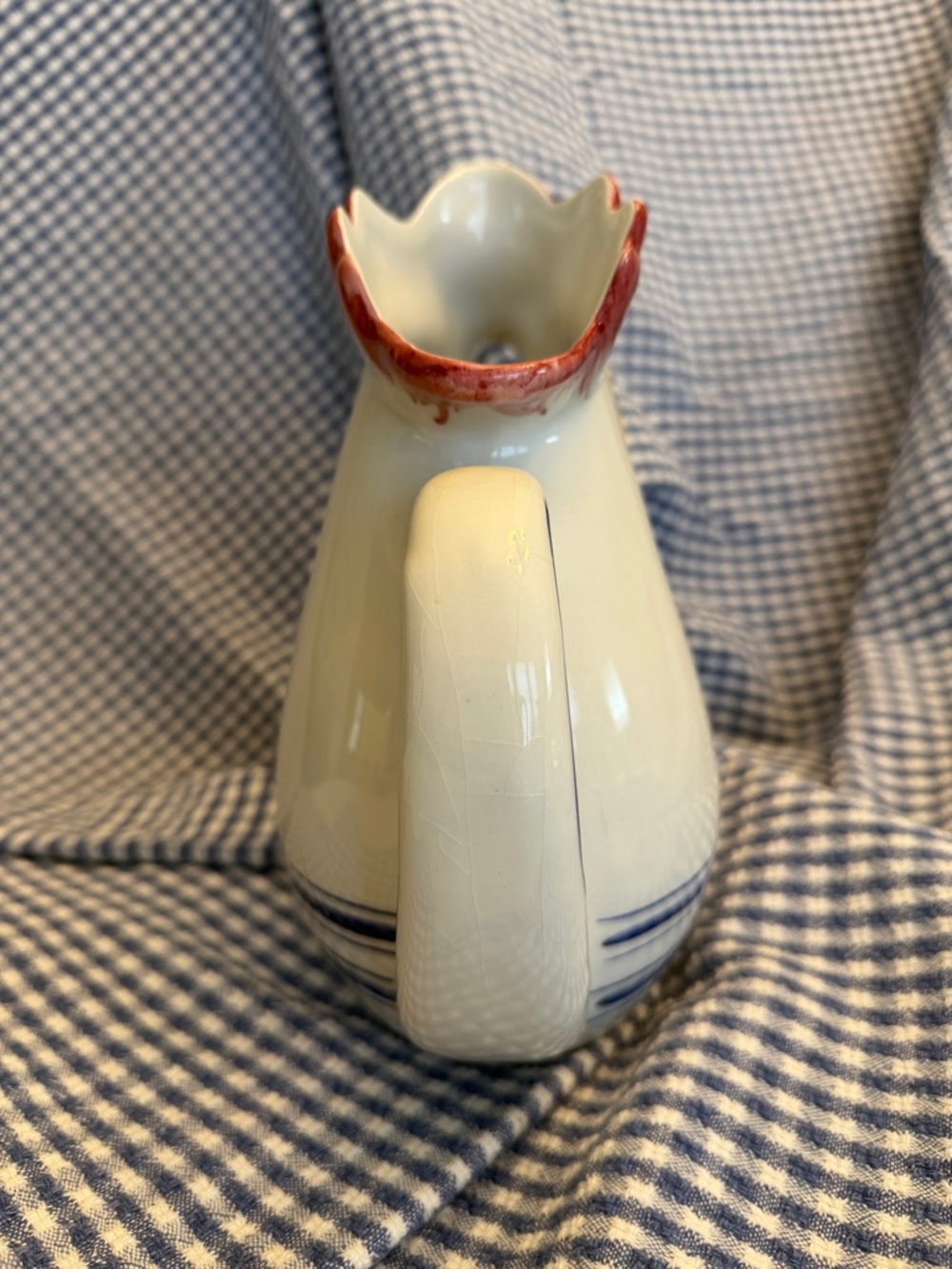 Fortebraccio Ceramiche, Italian Rooster Pitcher, Vintage Decor, Tuscan-inspired - Picture 4 of 11